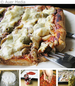 Bild: Pizza, ett enkelt recept